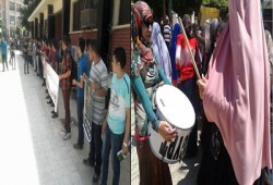 مسيرة لطلاب جامعة سوهاج ضمن "حاميها حراميها"