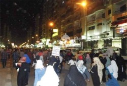 ثوار فيصل يطالبون بالقصاص ومحاكمة قادة الانقلاب في مسيرة حاشدة