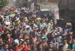 فيديو.. مسيرة حاشدة بدمياط تهتف بإسقاط الانقلاب