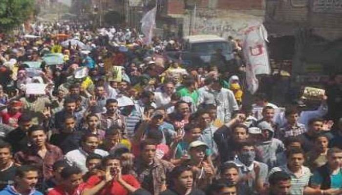 فيديو.. مسيرة حاشدة بدمياط تهتف بإسقاط الانقلاب