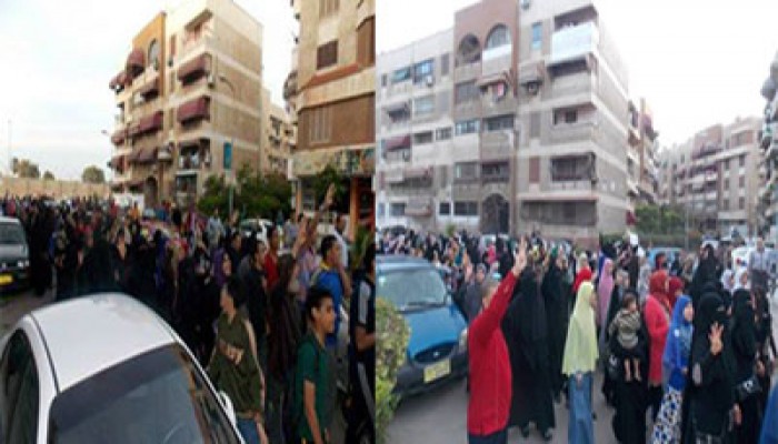 بالصور.. بورسعيد تندد بالانقلاب الفاشي في مسيرة حاشدة