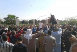 مسيرة حاشدة بالسادات تطالب بإسقاط الانقلاب واسترداد الشرعية