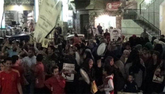 وقفة لأحرار شبرا الخيمة‬ تندد بجرائم العسكر واعتقال الحرائر