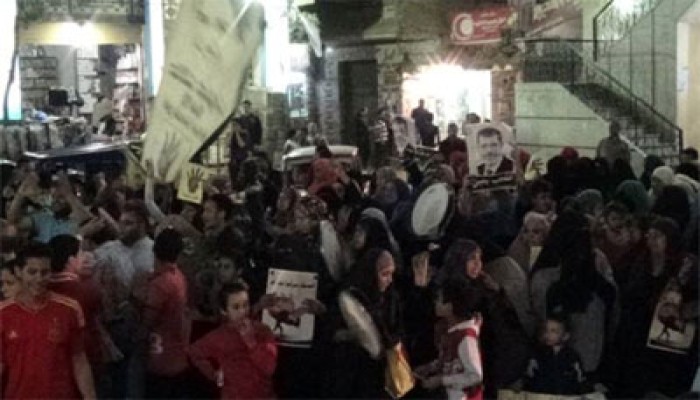 وقفة لأحرار شبرا الخيمة‬ تندد بجرائم العسكر واعتقال الحرائر