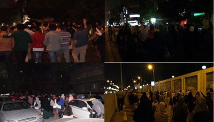 بالصور.. مسيرة ثوار المهندسين تتحدى عدوان الانقلاب