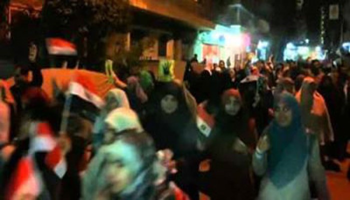 مسيرتان ليليتان بالمنصورة للإفراج عن الحرائر واحتفالاً بالمحررين