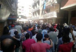 ثوار المطرية يواصلون مسيرتهم رغم اعتداء ميليشيات الانقلاب