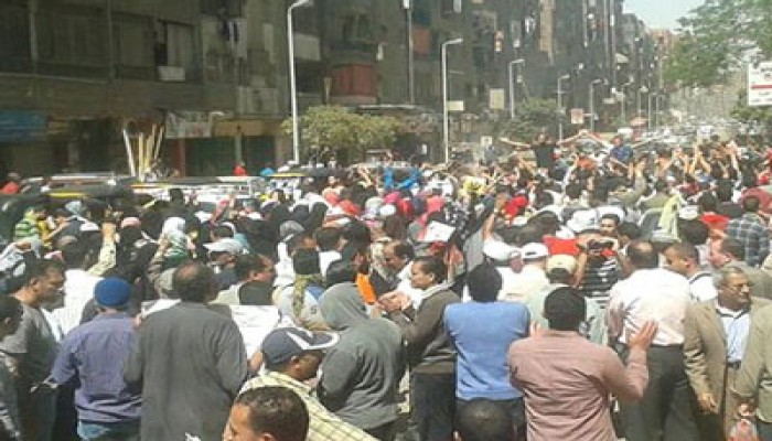 بالصور.. مسيرة المطرية تطوف المنطقة في حشود هائلة