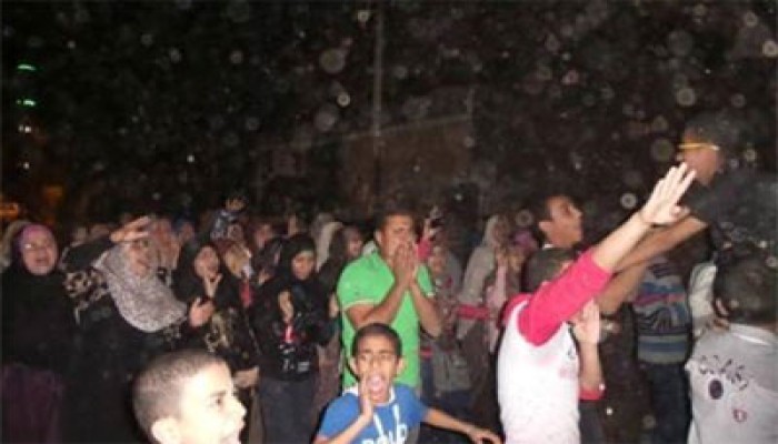 مسيرة بـ"القناطر الخيرية" تندد بالانقلاب وتطالب بعودة الشرعية