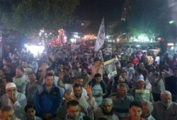 مسيرة ليلية لثوار "قطور" تطالب بإسقاط الانقلاب الفاشي