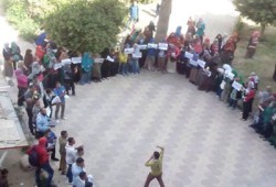 حملة تضامنية بجامعة المنيا مع طالب الطب المعتقل