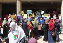 بالصور.. ثورة طالبات كلية البنات بعين شمس