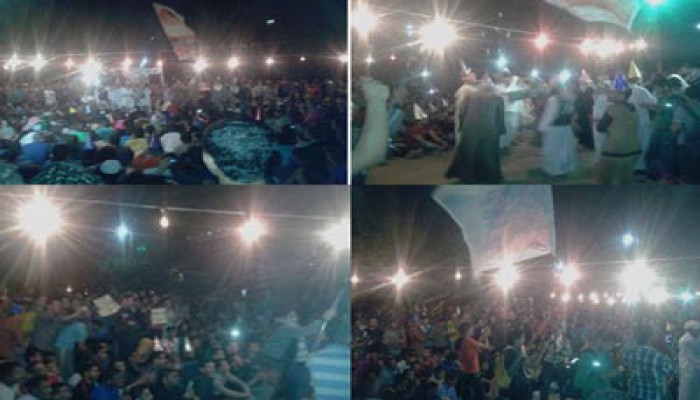 بالصور.. فعالية ساخرة من الخائن السيسي بمدينة اﻷزهر الجامعية