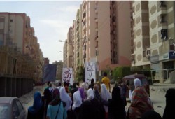 مسيرة طلابية مناهضة للانقلاب الدموي بالإسماعيلية
