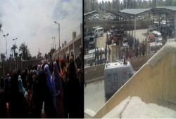 بالصور.. مسيرة لطالبات أزهر أسيوط والأمن يفشل في تفريقهن