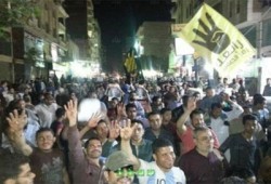 مسيرة حاشدة بـ"مغاغة" تطالب بإعدام قادة الانقلاب