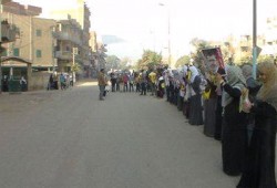 فيديو.. تلاميذ "يوسف الصديق" يهتفون بإسقاط الانقلاب في مسيرتين