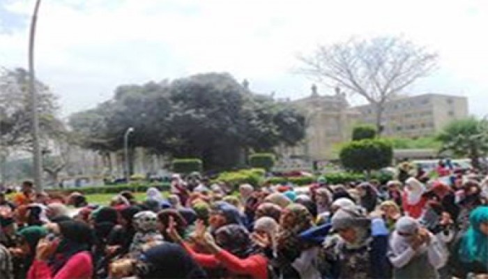 مظاهرات حاشدة لطلاب عين شمس ضد حكم العسكر