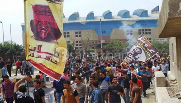 طلاب الأزهر يحتشدون بمدينة نصر ضد الانقلاب العسكري