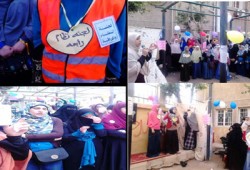 "يوم من رابعة" فاعلية لطالبات تفهنا لفضح الانقلاب