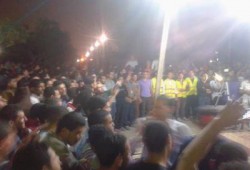 بالصور.. مهرجان فني لطلاب الأزهر بالمدينة الجامعية بعنوان "مكملين"