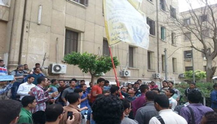 بالصور.. مسيرة حاشدة لطلاب جامعة الأزهر فرع الدراسة