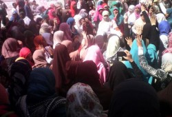 انطلاق مسيرة لطالبات جامعة القاهرة