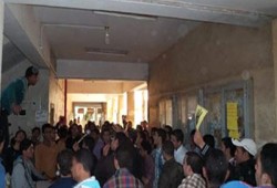 مسيرتان لرفض الانقلاب بأزهر تفهنا ضمن "عاش نضال الطلبة"