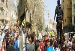 ثوار العمرانية يدعمون نضال الطلبة بمسيرة حاشدة رافضة للانقلاب