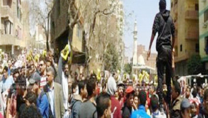 ثوار العمرانية يدعمون نضال الطلبة بمسيرة حاشدة رافضة للانقلاب