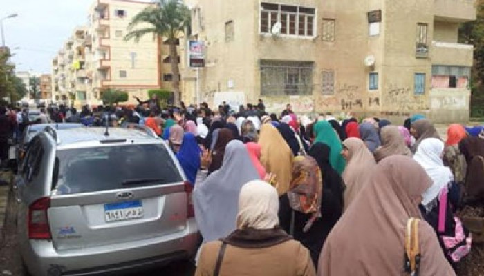 مسيرة حاشدة لثوار دمياط لدحر الانقلاب العسكري