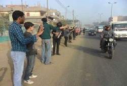 صور وفيديو.. سلاسل صباحية بمدن الشرقية في "عهد الشهيد"