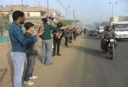 صور وفيديو.. سلاسل صباحية بمدن الشرقية في "عهد الشهيد"