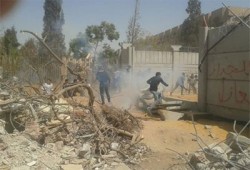 أمن الانقلاب يطلق الغاز السام على طلاب مدينة اﻷزهر