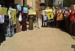 وقفة لـ"حرائر" علوم المنوفية رفضًا لحكم العسكر واعتقال الطلاب