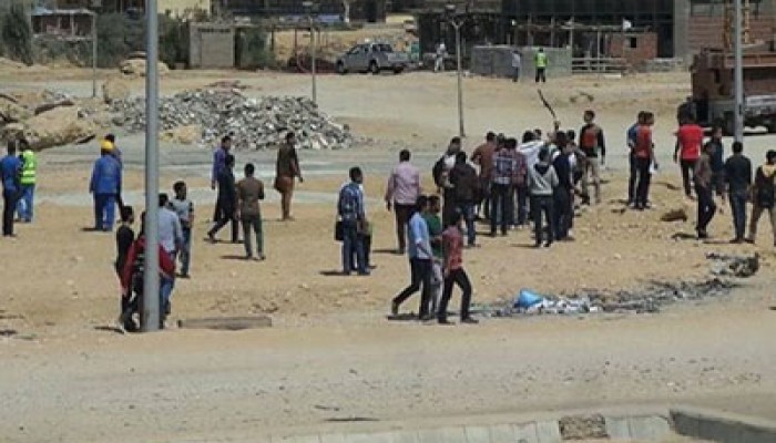 اعتصام طلاب جامعة السويس للإفراج عن زميلهم المحتجز