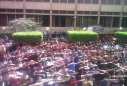 انطلاق مظاهرات حاشدة بجامعة القاهرة