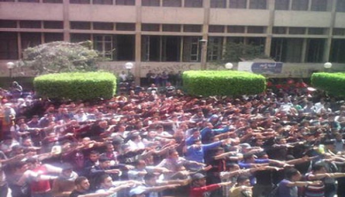 انطلاق مظاهرات حاشدة بجامعة القاهرة