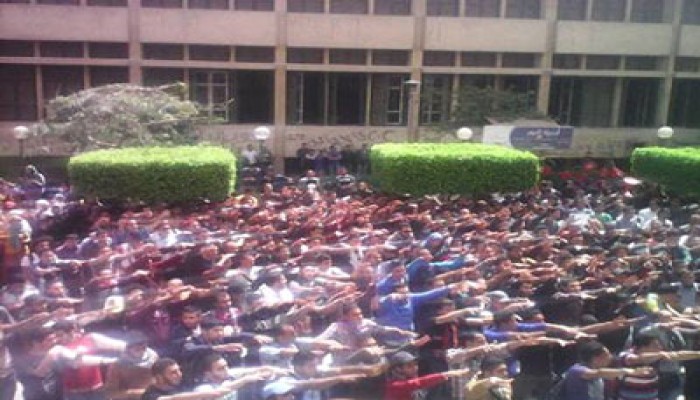 انطلاق مظاهرات حاشدة بجامعة القاهرة