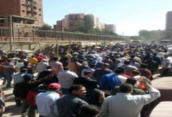 بالصور.. انضمام مسيرة المرج إلى ثوار عزبة النخل