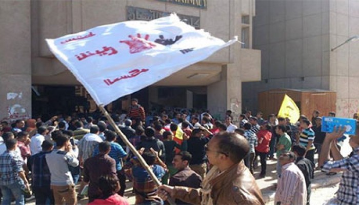 فيديو.. مسيرة بأزهر أسيوط للتنديد بأحكام الإعدام على رافضي الانقلاب