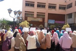 وقفتان حاشدتان بـ"طب" و"علوم" المنوفية تنديدًا بالقضاء الجائر