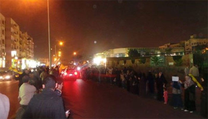 مسيرة حاشدة بـ6 أكتوبر للتنديد بجرائم الانقلاب العسكري