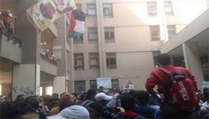 طﻻب عين شمس: "تسلم اﻷيادي ليه؟.. حررتوا اﻷقصى وﻻ إيه؟"