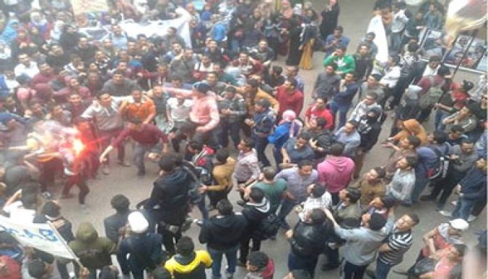 اﻷولتراس يشعل حماس الطلاب بـ"عين شمس"