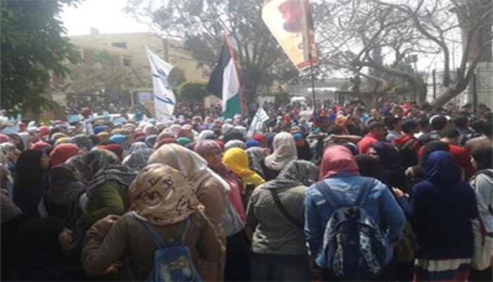 آلاف الطلاب بمسيرة عين شمس يطالبون بالقصاص للشهداء