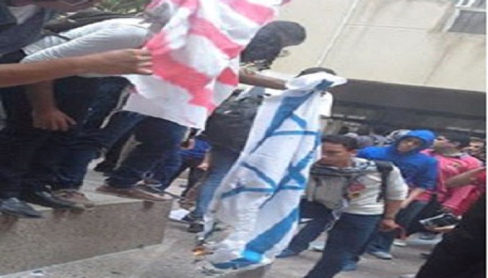 بالصور.. انتفاضة جامعة حلوان