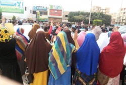 وقفة لطلاب جامعة السادات تطالب بالقصاص لشهيد الجامعة