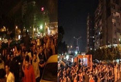 بالصور.. المهندسين تتحدى الانقلاب بمسيرة ليلية حاشدة