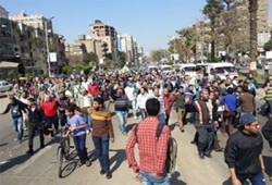 بالصور.. مسيرة من جامعة الدول إلى بولاق وفيصل